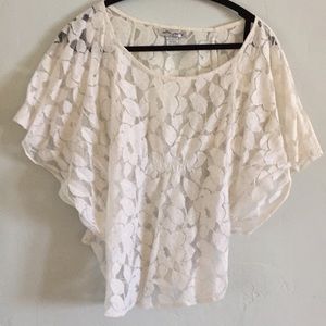 White lace top